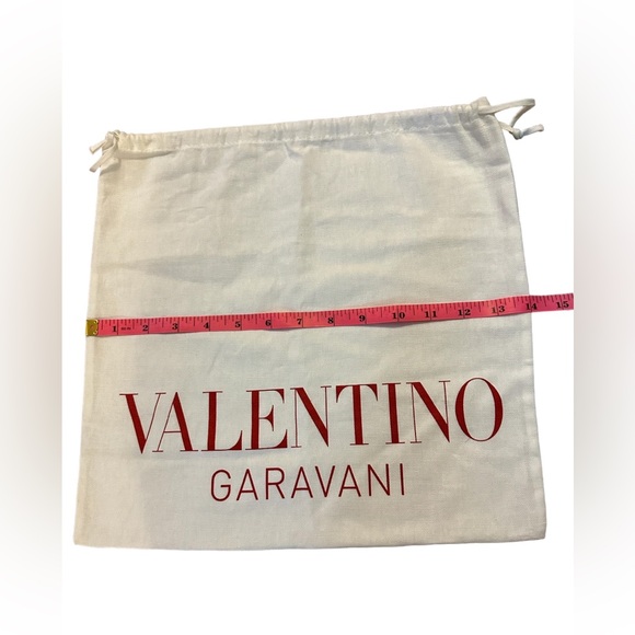 VALENTINO GARAVANI LIKE NEW COTTON  DRAW STRING DUST BAG 14 x 13 1/2 - Picture 2 of 6
